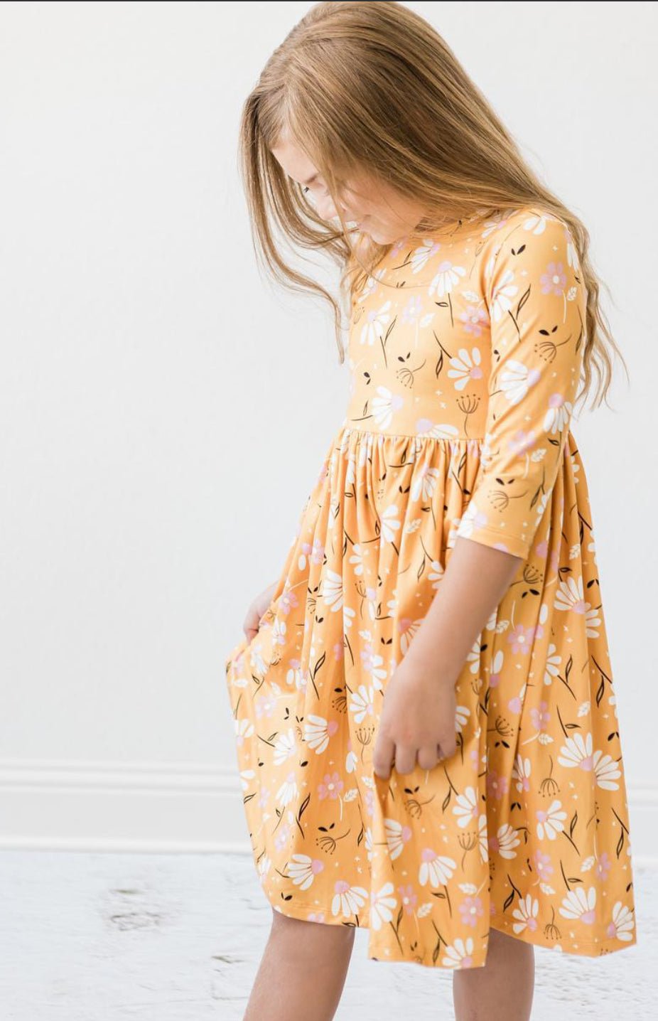Dandelions In Fall Twirl Dress - The Nines