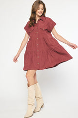Effortless Tiered Dress - 2 colors!