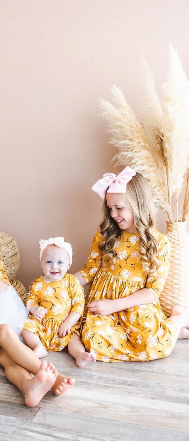 Dandelions In Fall Twirl Dress - The Nines