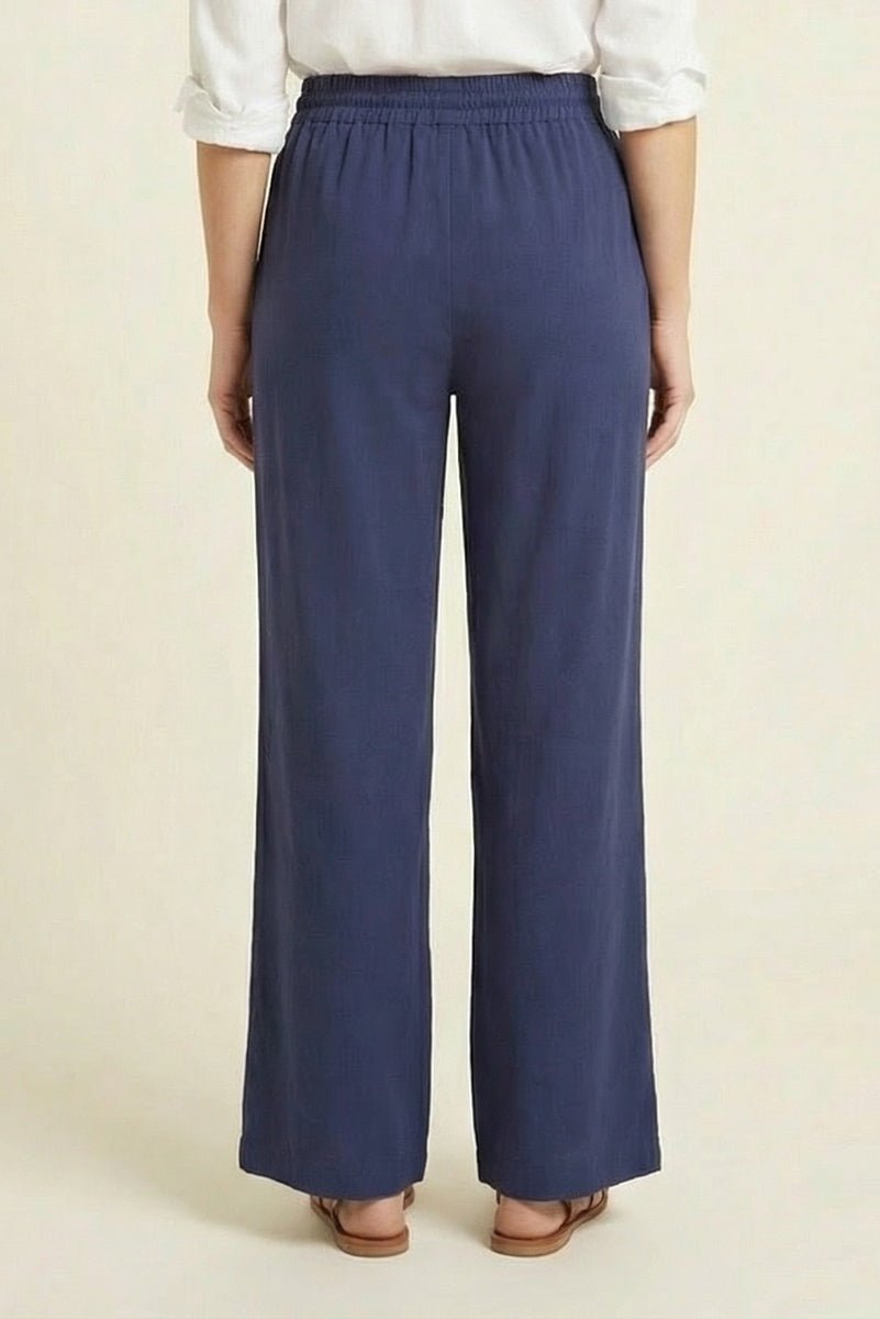 Launa Drawstring Linen Pants - 2 Colors! - The Nines