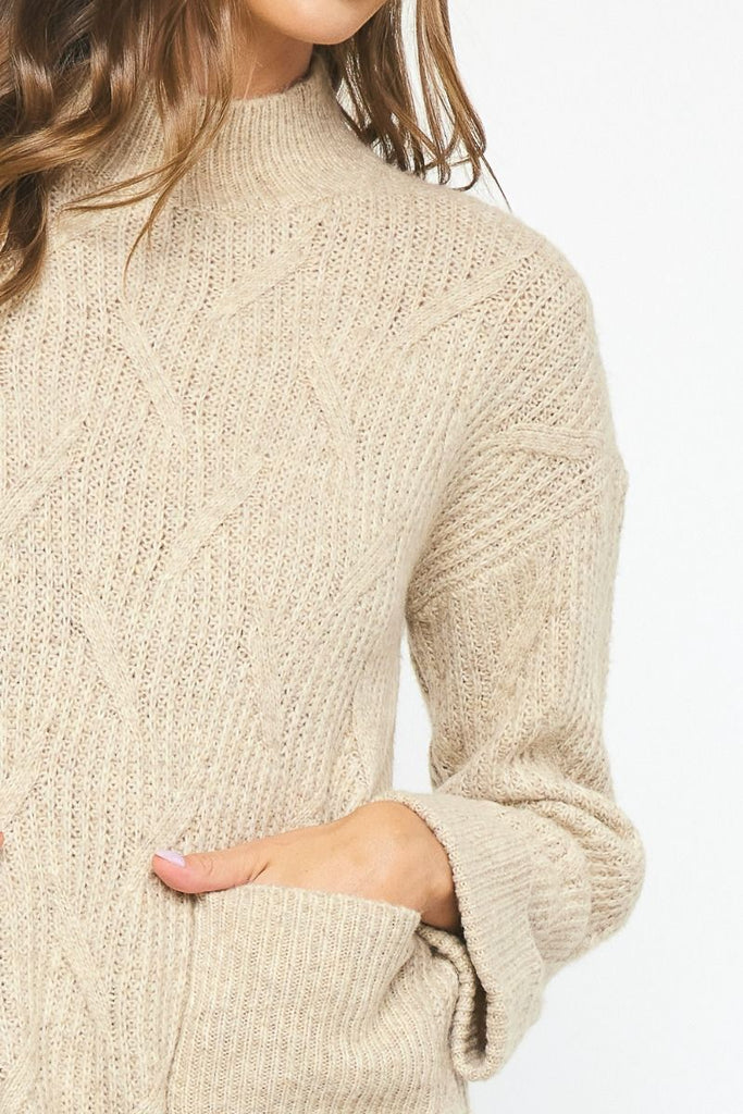 Oatmeal Pocket Sweater