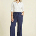 Launa Drawstring Linen Pants - 2 Colors! - The Nines