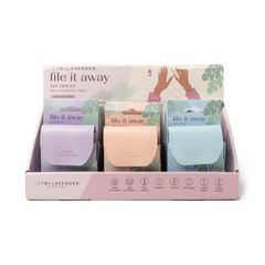 Lemon Lavender File it Away Nail Care Kit - 3 Colors!