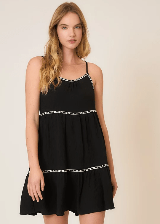 Enjoy The Ride Black Sun Dress - The Nines