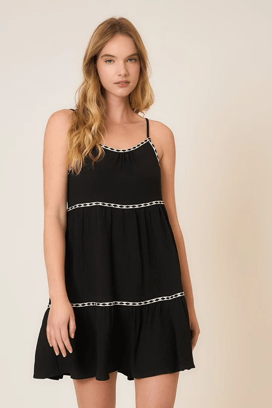 Enjoy The Ride Black Sun Dress - The Nines