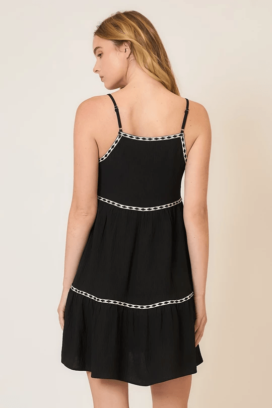 Enjoy The Ride Black Sun Dress - The Nines