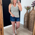 Textured Striped Tanks - 2 Colors! - The Nines