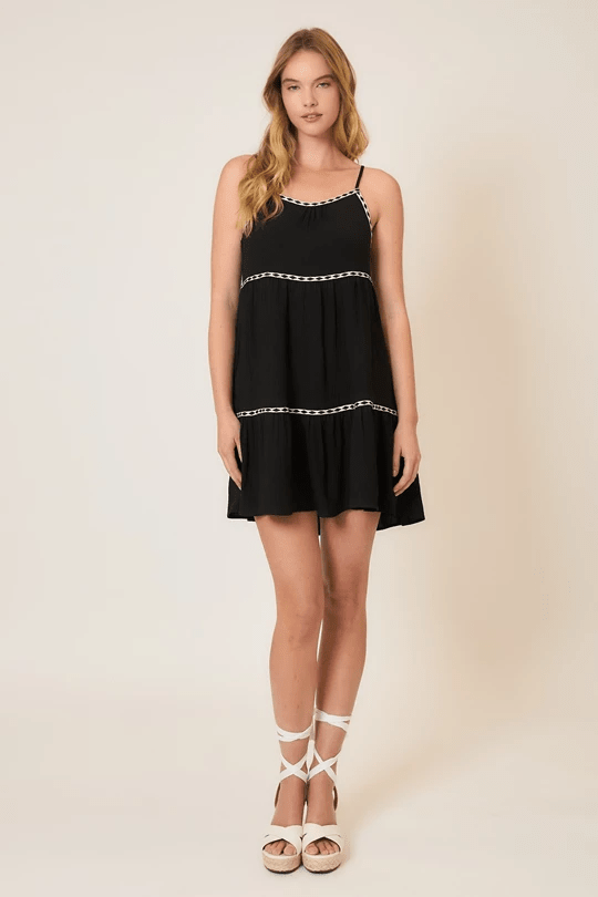 Enjoy The Ride Black Sun Dress - The Nines