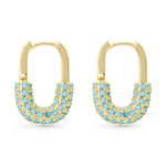 Blue Stone Earrings - The Nines