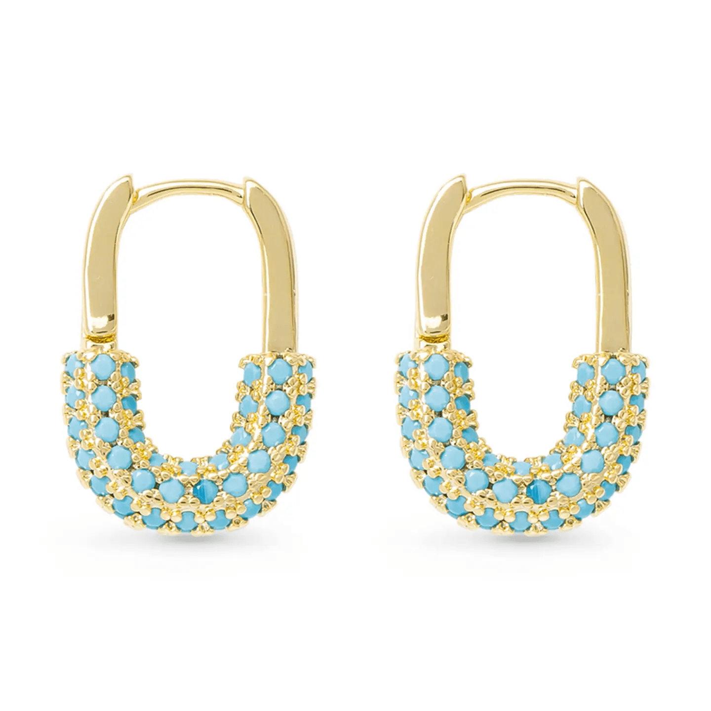 Blue Stone Earrings - The Nines