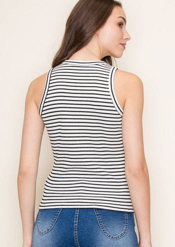 Just In Time Striped Tank