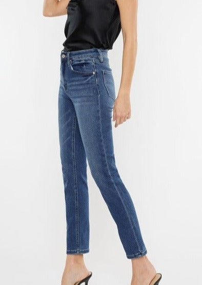 Kan Can Slim Straight Medium Wash Jeans