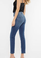 Kan Can Slim Straight Medium Wash Jeans