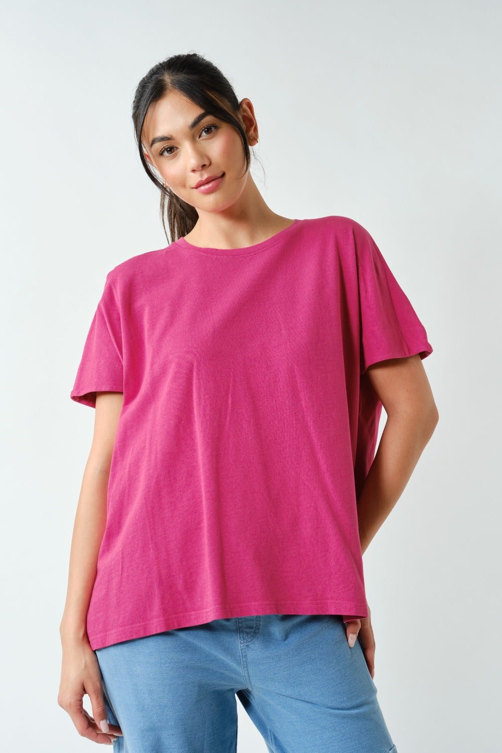 Shoreline Pima Cotton Slouchy Tee - 3 Colors! - The Nines