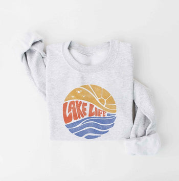 Heathered Lake Life Sweatshirt