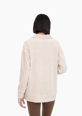 FINAL SALE - Long Soft Corduroy Pocket Pullovers - 3 Colors!