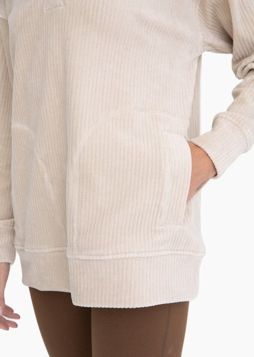 FINAL SALE - Long Soft Corduroy Pocket Pullovers - 3 Colors!
