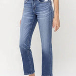 Flying Monkey Midrise Cropped Straight Jean - FINAL SALE! - The Nines