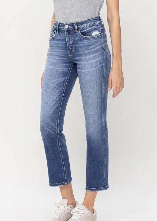 Flying Monkey Midrise Cropped Straight Jean - FINAL SALE! - The Nines