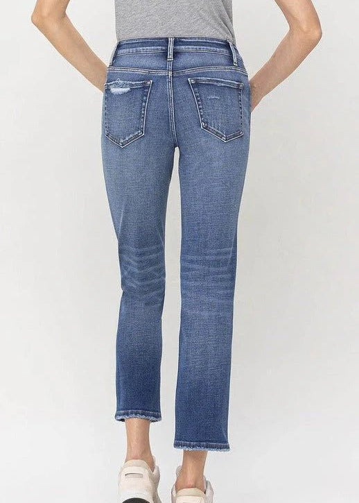 Flying Monkey Midrise Cropped Straight Jean - FINAL SALE! - The Nines
