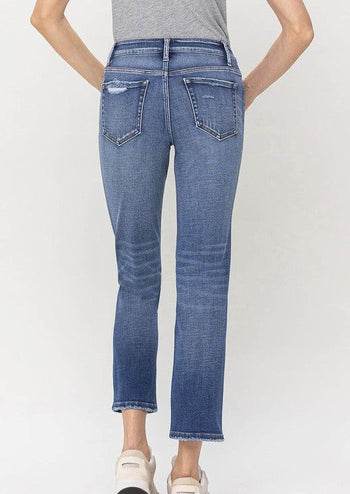 Flying Monkey Midrise Cropped Straight Jean