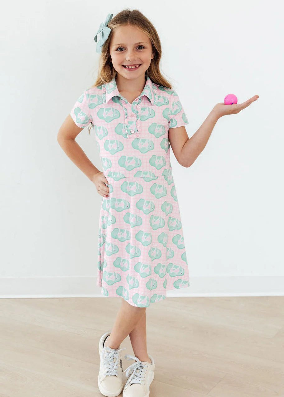 She's on the Green Polo Dress - The Nines