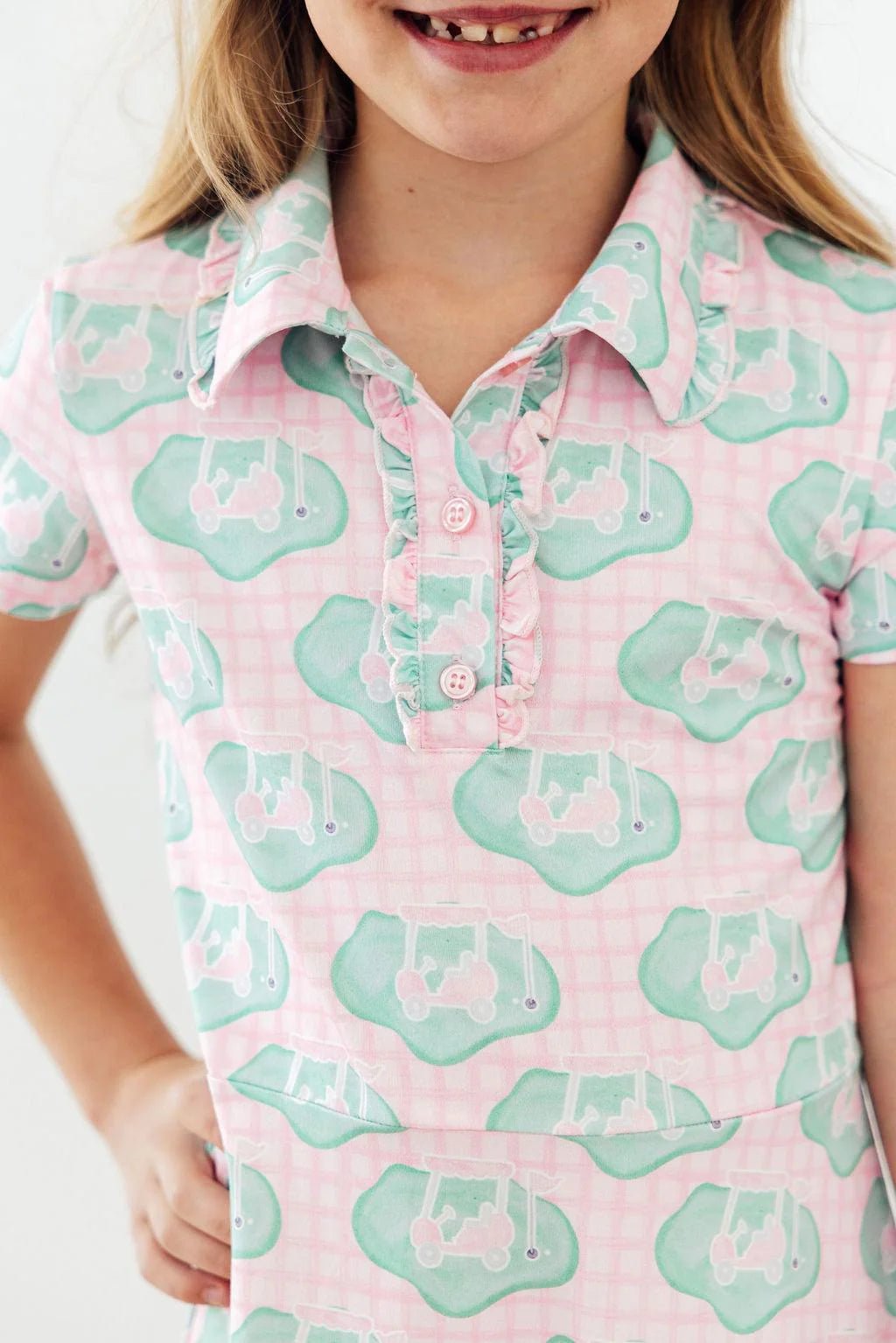 She's on the Green Polo Dress - The Nines