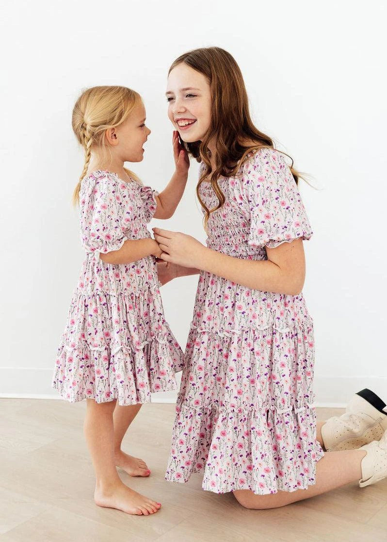 Wildflower Waltz Smocked Dress - The Nines
