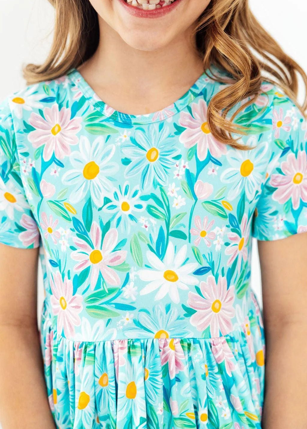 Preppy Daisies Twirl Dress - The Nines