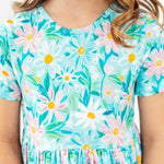 Preppy Daisies Twirl Dress - The Nines