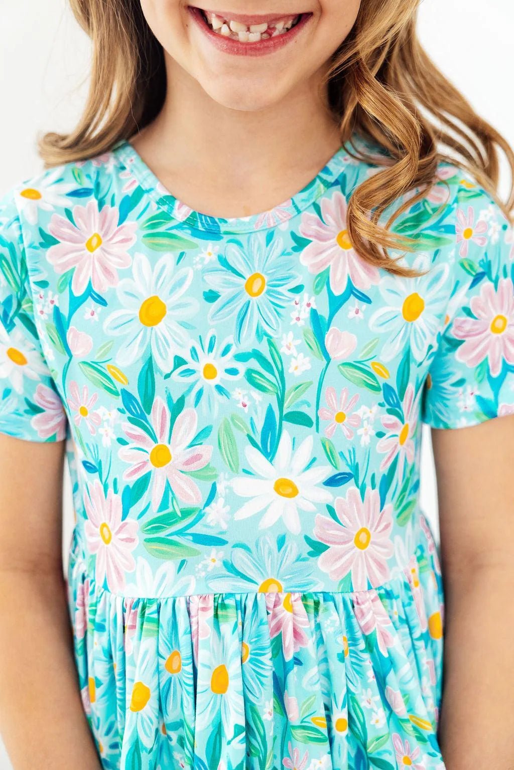 Preppy Daisies Twirl Dress - The Nines