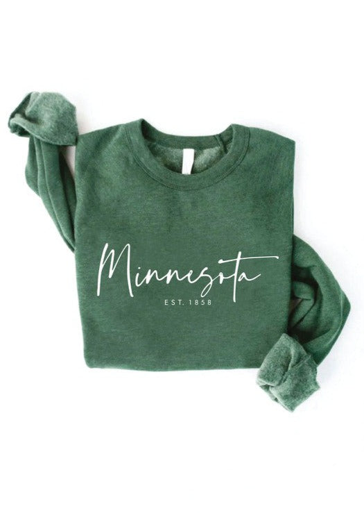 Minnesota Established 1858 Sweatshirt - 2 Colors!