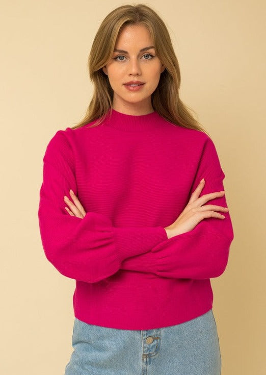 Alice Mock Ribbed Pullovers - 4 colors!