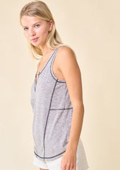 Stitched Tanks - 2 Colors!