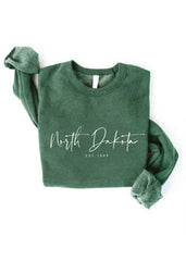 North Dakota Established 1889 Sweatshirt - 2 Colors!