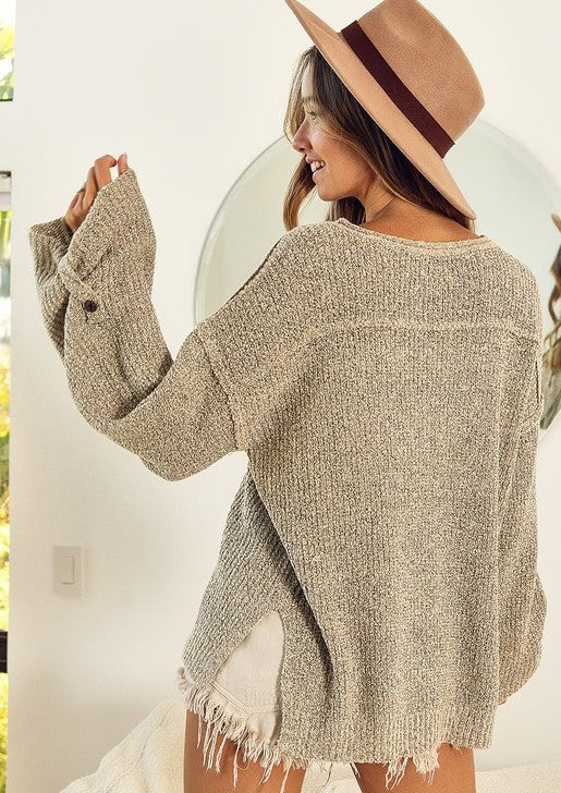 Marled Pullovers - 2 Colors!