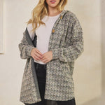 Boucle Black Multi Color Shacket - S - 3X! - The Nines