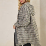 Boucle Black Multi Color Shacket - S - 3X! - The Nines