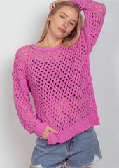Oversized Open Summer Sweaters - 3 Colors!