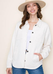 Quilted Shirt Jackets - 3 Colors!