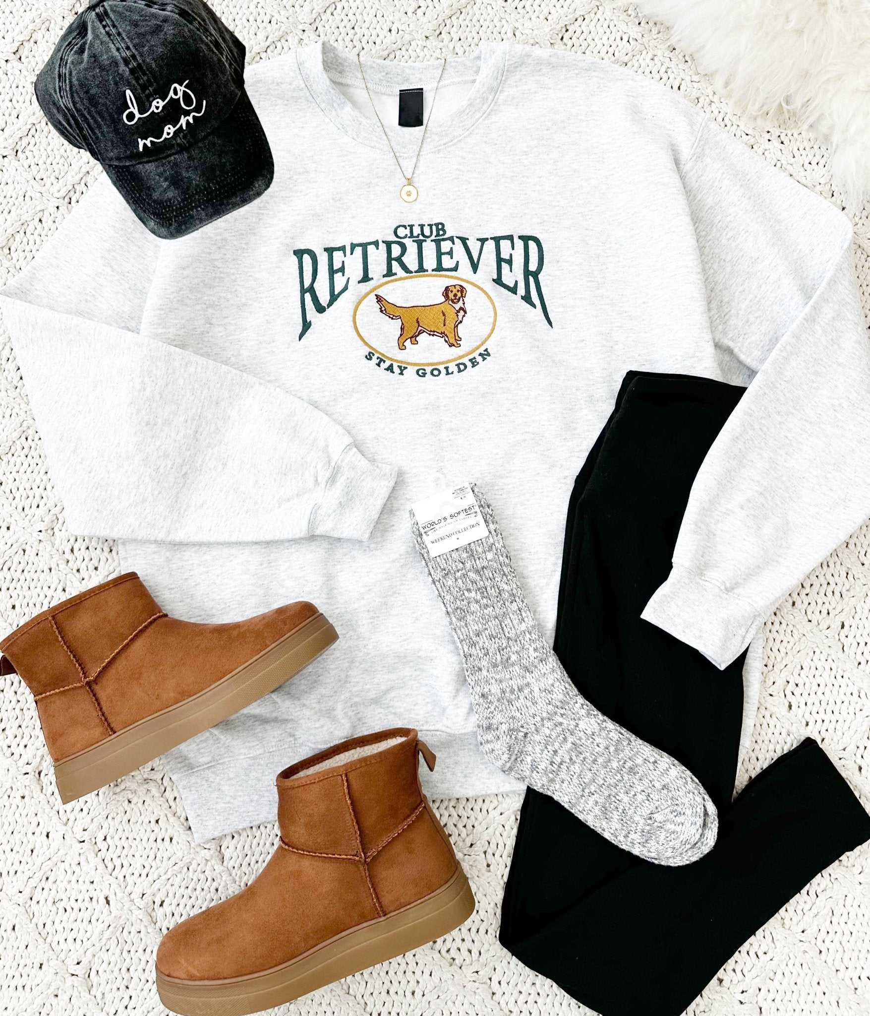 Club Retriever Embroidered Sweatshirt - The Nines
