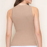 Ribbed Crew Neck Tank - The Nines