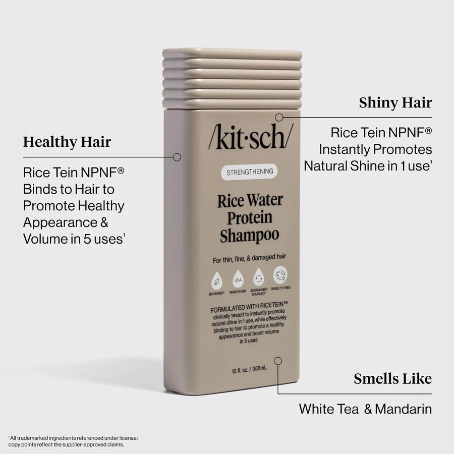 KITSCH Strengthening Rice Water Shampoo - The Nines