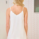 The Melony Scalloped Cami Tanks - 3 colors! - The Nines