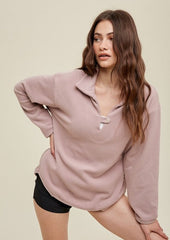 Soft Fleece Pocket Pullovers - 2 Colors!