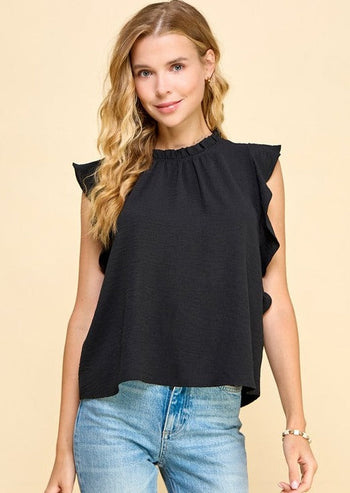 Solid Ruffle Tops - 3 Colors!