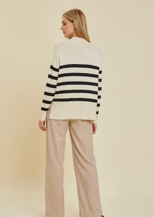 I Like You A Latte Striped Sweaters - 2 Colors!