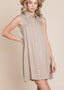 Taupe Button Down Sundress