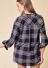 Pretty In Plaid Tops - 2 Colors!