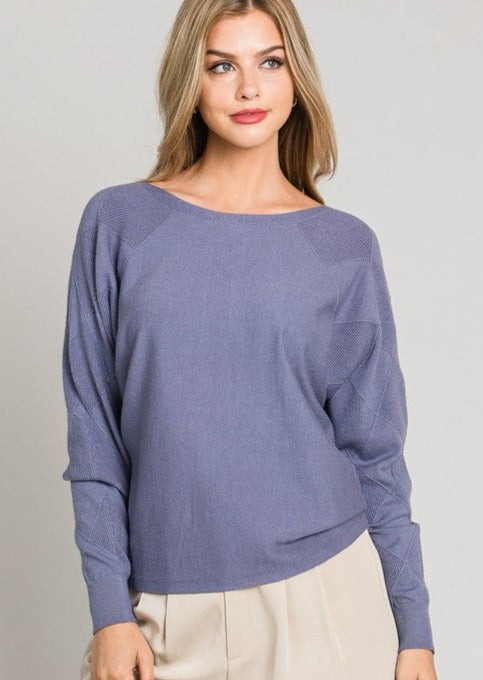 Textured Sleeve Tops - 3 colors!